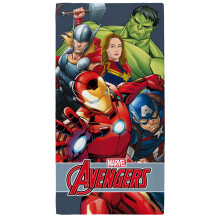 Marvel Avengers Power Beach Towel Blue Superhero Official Merchandise 70x140cm