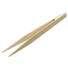 Pincet voor kungfu-thee met textuur van bamboe, 14,5 cm, houtkleur.