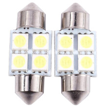12 V DC, 31 mm, 4 x 5050 SMD LED Innenraumleuchte, weiß, 2 Stück