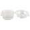 50 X Single Plastic Clear Cupcake Holder / Cake Container Dome Muffin Carrier 1