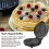 1000W Electric Waffle Maker with 5 Heart-Shaped Griddles 2