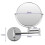 8" Double-Sided Swivel Wall Mount Makeup Mirror - Chrome (7X Mag) 4