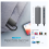 USB C Hub-Dongle, USB C to HDMI Multiport Adapter, Gray 7