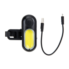 Bike Front and Back Warning Lights Easy to Install Bright Bicycle Light Clip On Dog Light for Home Shop(Black)