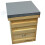 Actiasbee National Bee Hive in Pine with Flat roof 10