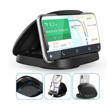 Car Phone Holder, 360 Rotate Base, Horizontal & Vertical Viewing Car Phone Mount for iPhone Samsung Android Smartphones(Black)
