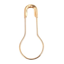 Gourd Hooks Calabash Shape Safety Pins Swing Tag 100 Pcs Gold Tone