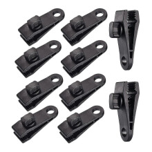 10 Stück robuste Mehrzweck Planenclips, 8,1 cm (3,2 Zoll) lange, stabile Zeltclips mit Verriegelungsmechanismus