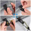 10 clip per telone resistenti e multiuso, 3,2 pollici, con forte bloccaggio, clip per tende. 2