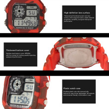 Fashion Square Digital Watch WR30M Waterproof