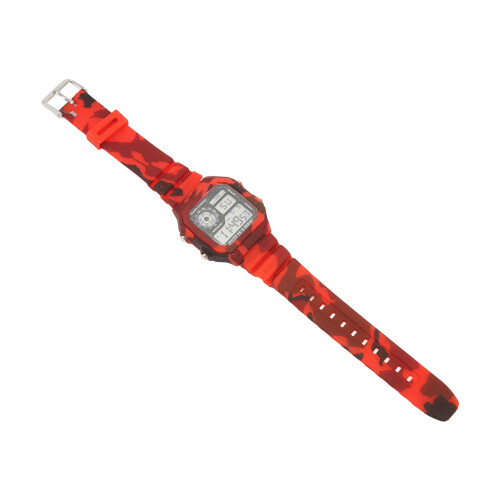 Camouflage Square Digital Watch Multifunction