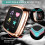 Screen Protector Case for Fitbit Versa 2, UltraThin Full Coverage, 3 Pack Black/Silver/Rose Gold 3