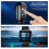 Screen Protector Case for Fitbit Versa 2, UltraThin Full Coverage, 3 Pack Black/Silver/Rose Gold 4