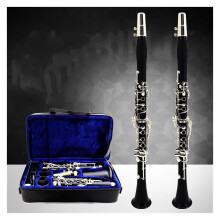 Bb Clarinet for Beginners Student Kit with Durable Bakelite Body and Smooth Key Action