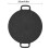 Runde Grillplatte 25cm antihaft Outdoor烤肉 13