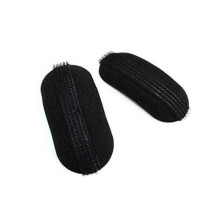 Black Sponge Hair Volume Clips Set for Updos, Secure Hold and Gentle Grip, 5 Pairs