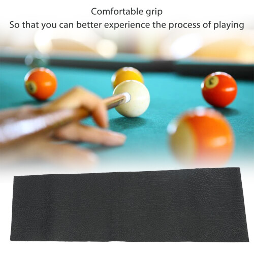 Billiard Cue Leather Grip Wrap Durable Wear-Resistant Black Tree Pattern 2
