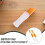 Hair Dye Applicator Bottle with Comb for Precision Root Application, Refillable 8pcs Orange Set 5