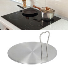 Stainless Steel Induction Cooker Diffuser Plate 15.5cm, Heat Diffuser Adapter