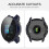 Screen Protector Case for Garmin Forerunner 955, 2 Pack Tempered Glass, Shockproof Blue 2