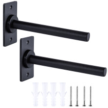 GYM MASTER Pair of 1" Wall Mounted Standard Weight Plate Storage Rack Holders Fitness Home