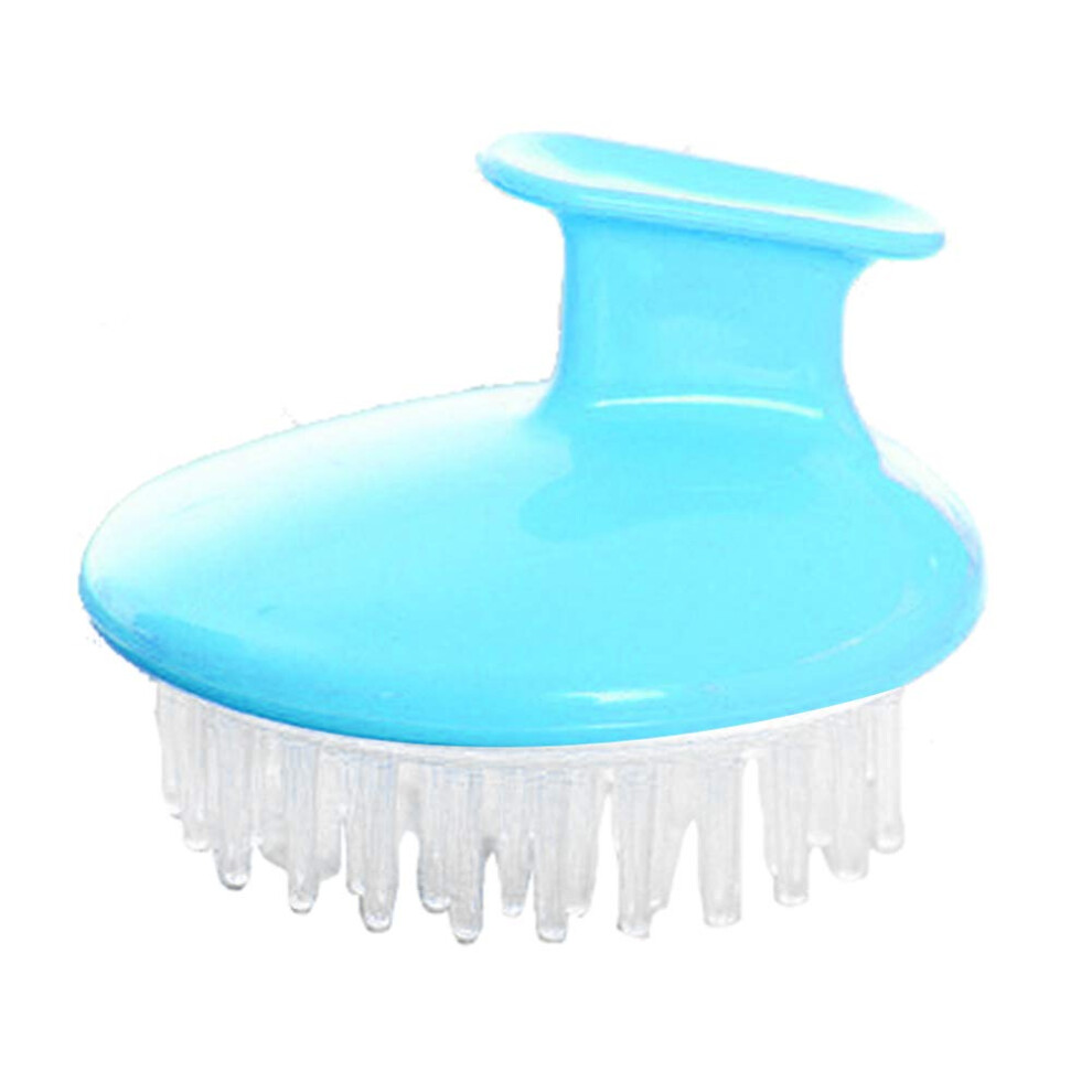 Soft Silicone Scalp Massager and Shampoo Brush with Detachable Head for Gentle Massage and Easy Cleaning