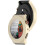Screen Protector Case with Tempered Glass Full Coverage Bumper White for Amazfit Cheetah Pro/Round 4