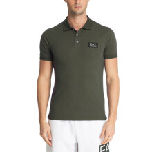 (Green, M) Armani Mens Polo Shirts Slim Fit Short Sleeve Cotton