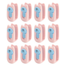 12PCS Plastic Duvet Clips, Adjustable Comforter Fasteners Prevent Shifting for Bedsheets