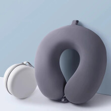 Travel Neck Pillow with Ergonomic Memory Foam Comfort for Airplane, Car, Office and Home