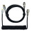 Gaming Keyboard Cable – Retractable Coiled PE Connector, Black 2