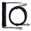 Gaming Keyboard Cable – Retractable Coiled PE Connector, Black 3