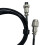Gaming Keyboard Cable – Retractable Coiled PE Connector, Black 8
