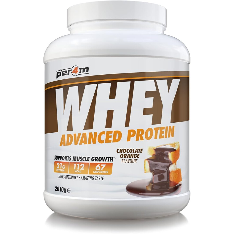 Per4m Orange Whey Protein Powder 2Kg Chocolate