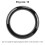 Anello smart in ceramica waterproof NFC per iPhone e Android, uomo e donna, misura 10 2