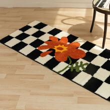 Black White Plaid Vintage Runner 40x120