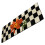 Classic Plaid Runner Rug Black White 1