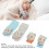 4pcs Baby Rattle Socks, Plush Octopus Soft, Adjustable, 17cm 4
