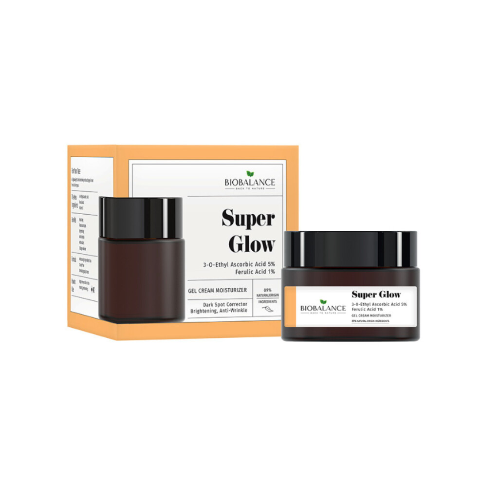 Cream Biobalance Super Glow Gel |Hydrating Gel Moisturizer, Lightweight Moisturizer, Glowing Skin Gel, Daily Face - 50Ml