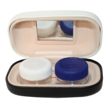 Helio Ferretti Pocket Contact Lens Case White And Black