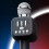 Portable Bluetooth Karaoke Microphone, 1200mAh, Black 4