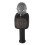 Portable Bluetooth Karaoke Microphone, 1200mAh, Black 7