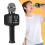 Portable Bluetooth Karaoke Microphone, 1200mAh, Black 16