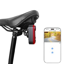 2X Bike Tail Light with Recorder Camera 1080P HD 150 Degree Viewing Phone Interconnection Water Proof Rear View Camera