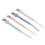 Baby Pacifier Chain Set 4pcs Soft Silicone Clips Prevent Drop Assorted Colours 2