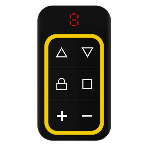 2X 8CH Multi Frequency Garage Door Remote Control 270-868MHZ RF Copy Automatically Identify Frequency Yellow 1