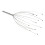 6X Silver  Scalp Neck Stress Relax Massager 3