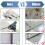 4 Pack Tip-Out Tray Hinges for Sink-Front Drawer, Sink Front Tip-Out Trays Hinges False Front Cabinet Clips 3