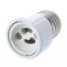 12x E27 to GU10 LED Light Socket Adapter Socket Adapter Lamp Bulb Converter White