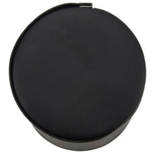 4X Black Necktie Neck Tie Storage Case Travel Gift Box Cylinder Shape